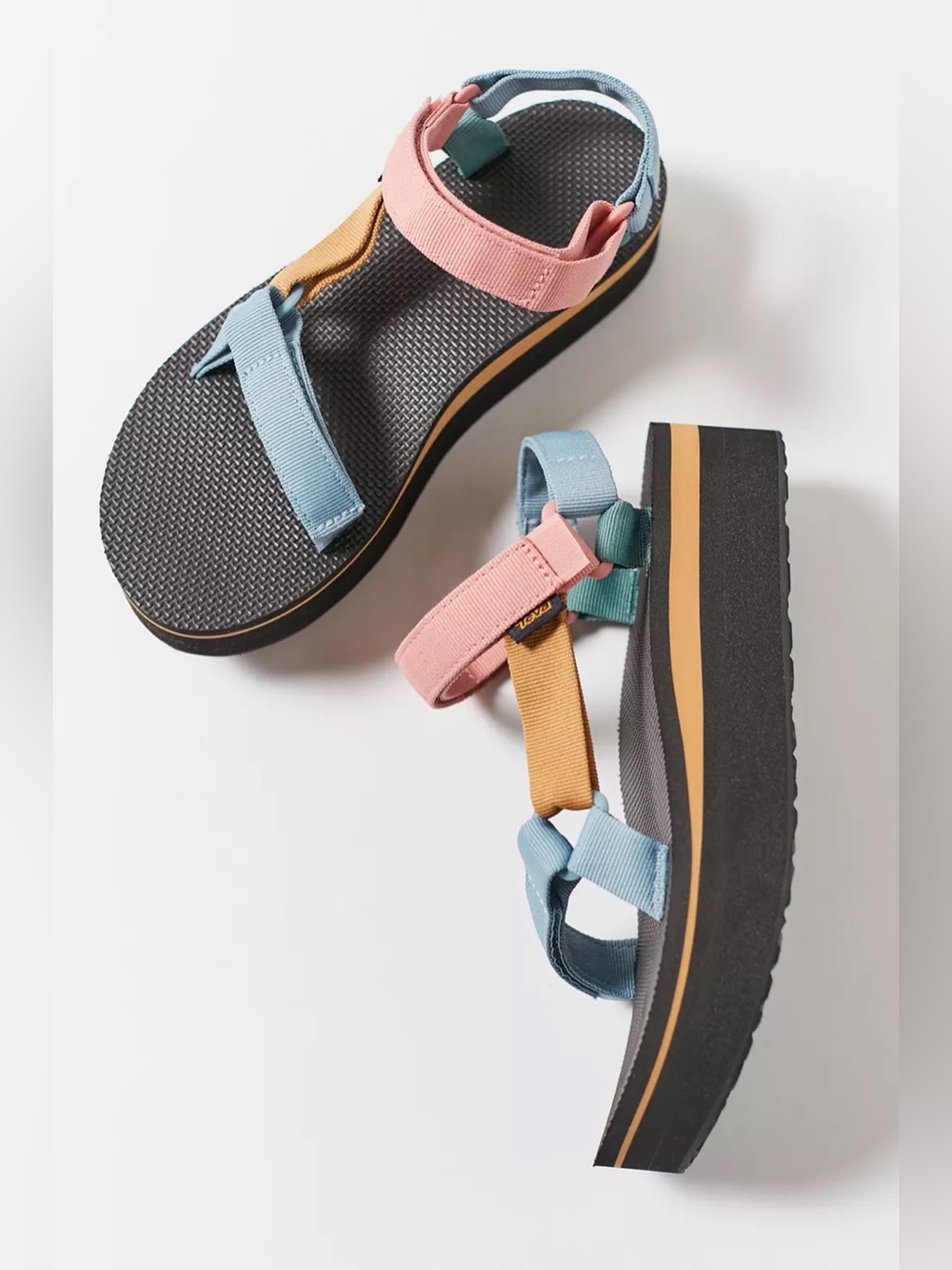 Teva Universal Flatform Colorblock Sandals 8